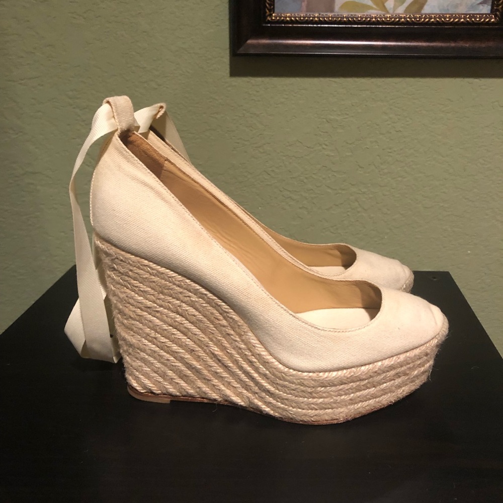 Christian Louboutin Espadrille wedge - Picture 7 of 8